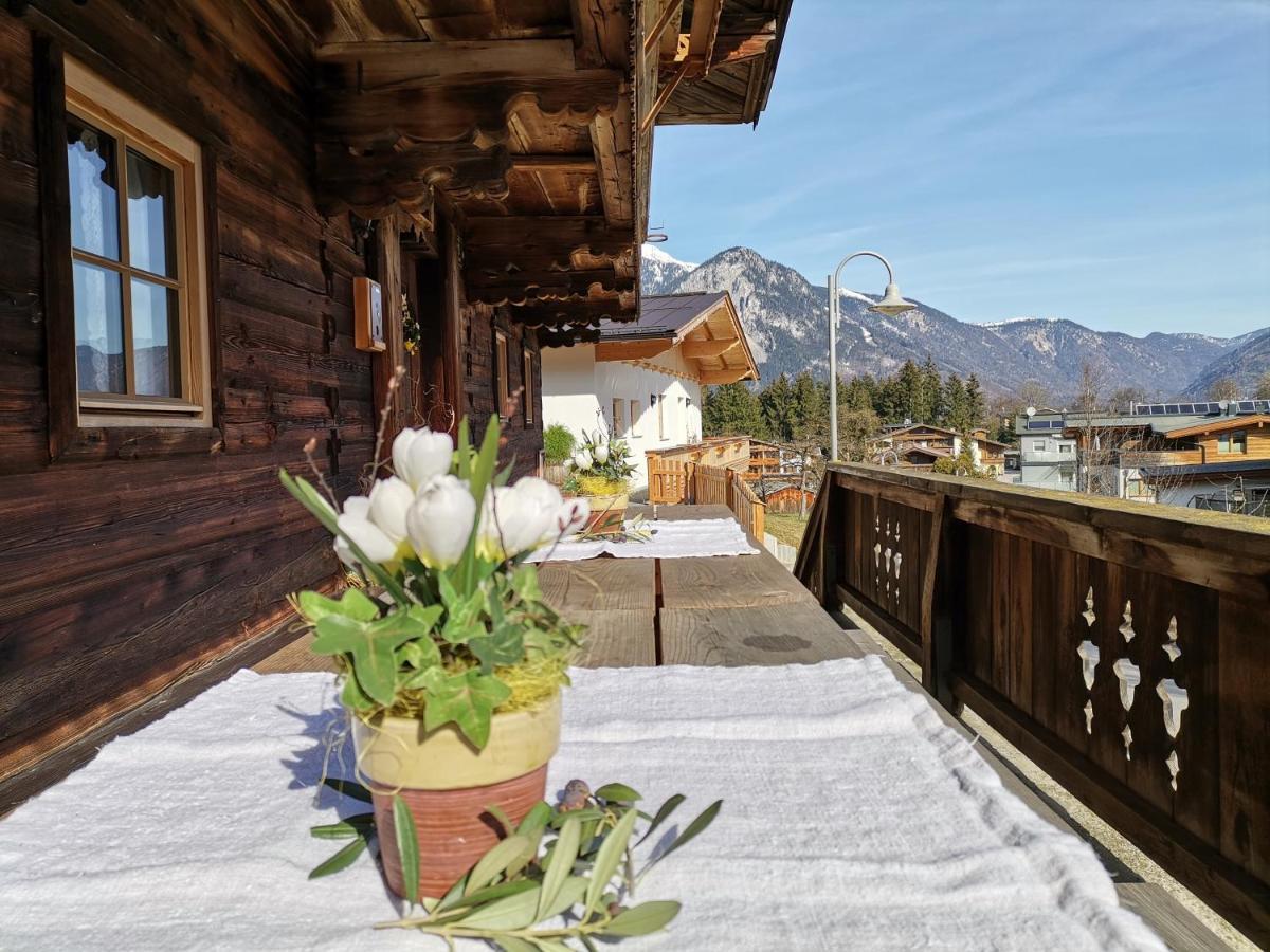 Ferienhaus Weberhof Reith im Alpbachtal Eksteriør bilde